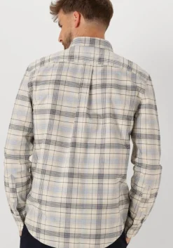 blauwe tommy hilfiger casual overhemd herit oxfd rwb check rf shirt