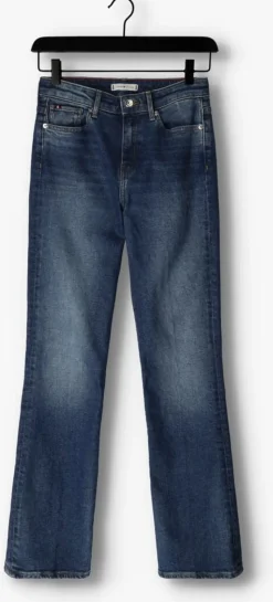 blauwe tommy hilfiger flared jeans bootcut rw paty