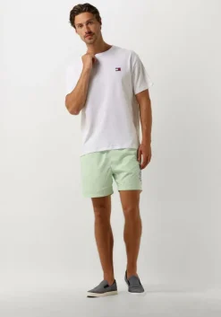 blauwe tommy hilfiger instappers tommy hilfiger hi vulc low slipon chambray