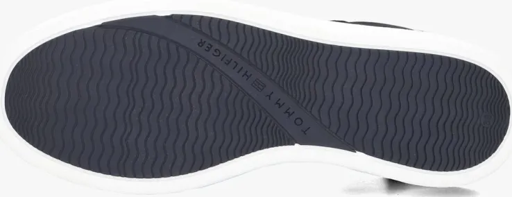 blauwe tommy hilfiger lage sneakers modern court sneaker