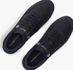 blauwe tommy hilfiger lage sneakers modern court sneaker