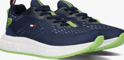 blauwe tommy hilfiger lage sneakers 32892