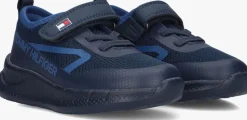 blauwe tommy hilfiger lage sneakers 34110