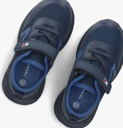 blauwe tommy hilfiger lage sneakers 34110