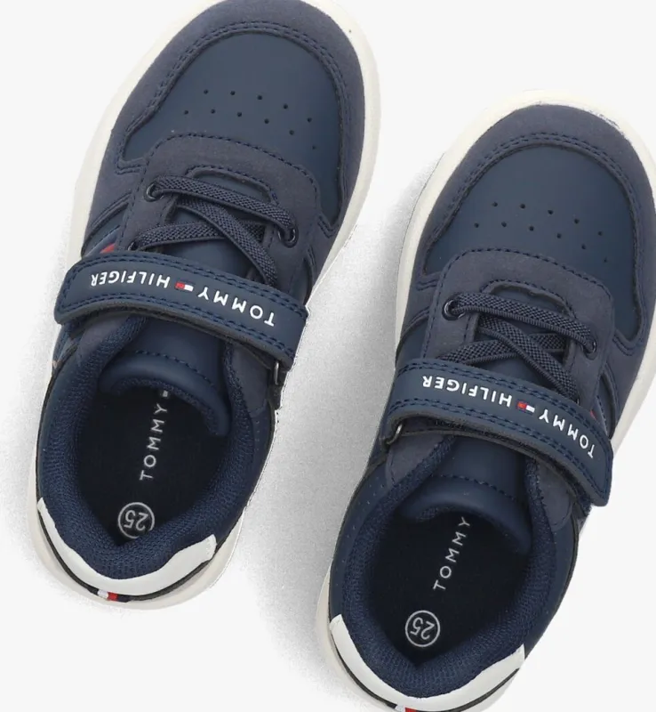 blauwe tommy hilfiger lage sneakers 34069
