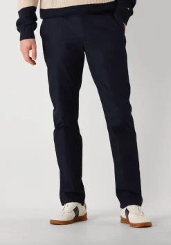 blauwe tommy hilfiger pantalon denton tech chino