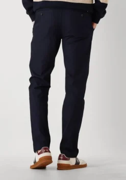 blauwe tommy hilfiger pantalon denton tech chino