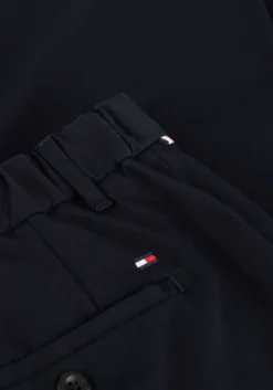 blauwe tommy hilfiger pantalon denton tech chino