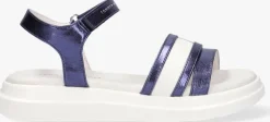 blauwe tommy hilfiger platte sandalen 31038