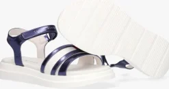 blauwe tommy hilfiger platte sandalen 31038