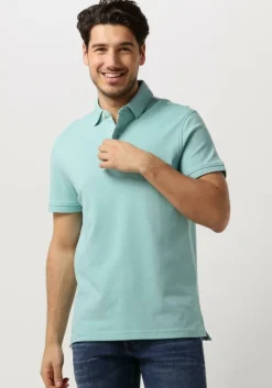 blauwe tommy hilfiger polo 1985 slim polo