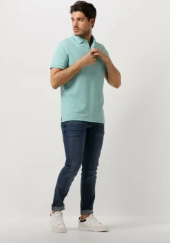 blauwe tommy hilfiger polo 1985 slim polo