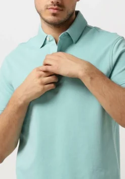 blauwe tommy hilfiger polo 1985 slim polo