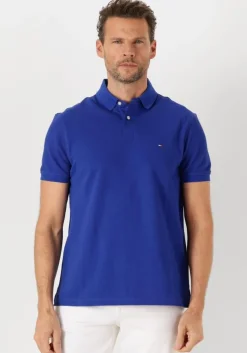 blauwe tommy hilfiger polo 1985 regular polo