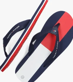 blauwe tommy hilfiger slippers 32919