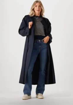 blauwe tommy hilfiger slim fit jeans bootcut rw mid blue