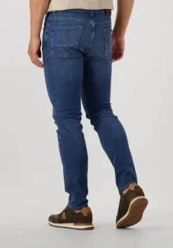 blauwe tommy hilfiger slim fit jeans slim bleecker sstr lake blue