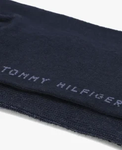 blauwe tommy hilfiger sokken th men sock 2p birdseye