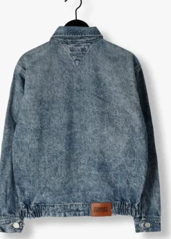 blauwe tommy hilfiger spijkerjas ivy relaxed denim jacket