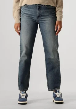 blauwe tommy hilfiger straight leg jeans classic straight hw