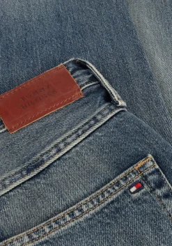 blauwe tommy hilfiger straight leg jeans classic straight hw
