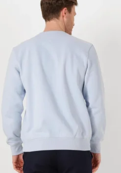 blauwe tommy hilfiger sweater monotype label sweatshirt