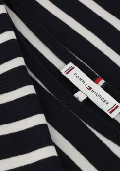 blauwe tommy hilfiger tops & t-shirts new cody slim boat-nk 3/4slv