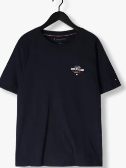 blauwe tommy hilfiger t-shirt monotype all american tee