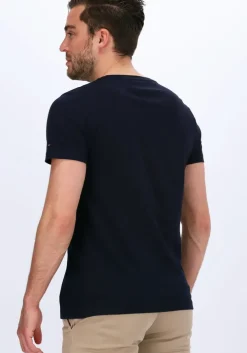 blauwe tommy hilfiger t-shirt tommy logo tee