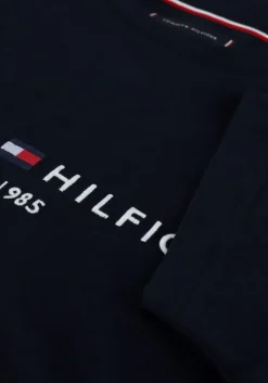 blauwe tommy hilfiger t-shirt tommy logo tee