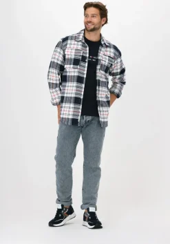 blauwe tommy hilfiger t-shirt tommy logo tee