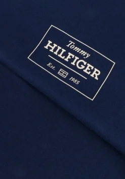 blauwe tommy hilfiger t-shirt monotype printed label tee