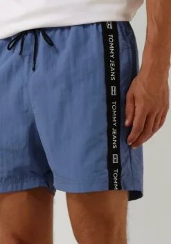 blauwe tommy hilfiger underwear zwembroeken sf medium drawstring side tape