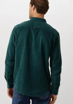 blauwe tommy jeans casual overhemd tjm reg corduroy shirt