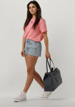 blauwe tommy jeans jeans hot pant bh0014da