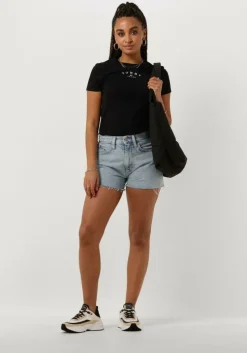 blauwe tommy jeans jeans hot pant bh0014da