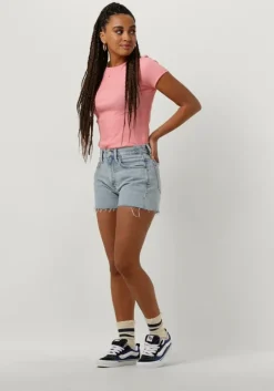 blauwe tommy jeans jeans hot pant bh0014da