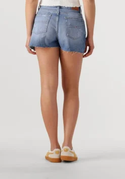 blauwe tommy jeans korte broek hot pant bi8036