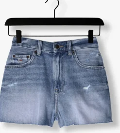 blauwe tommy jeans korte broek hot pant bi8036