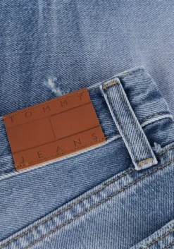 blauwe tommy jeans korte broek hot pant bi8036