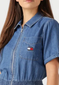 blauwe tommy jeans playsuits tjw lt denim playsuit