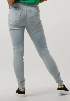 blauwe tommy jeans skinny jeans sylvia hgh sskn bh1215