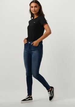 blauwe tommy jeans skinny jeans nora mr skny nnmbs