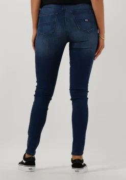 blauwe tommy jeans skinny jeans nora mr skny nnmbs