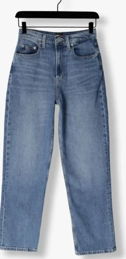 blauwe tommy jeans skinny jeans layla hr slim straight ch0130