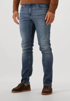 blauwe tommy jeans slim fit jeans scanton slim di1238