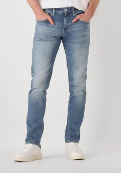 blauwe tommy jeans slim fit jeans scanton slim ai1239