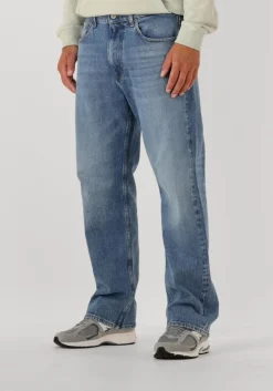 blauwe tommy jeans straight leg jeans otis regular str bi0134 co