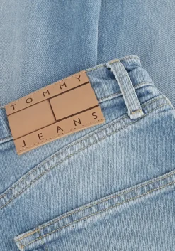 blauwe tommy jeans straight leg jeans julie uh str ch0115