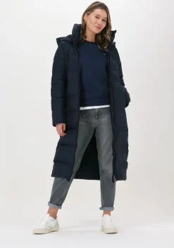 blauwe tommy jeans sweater tjw regular fleece c neck